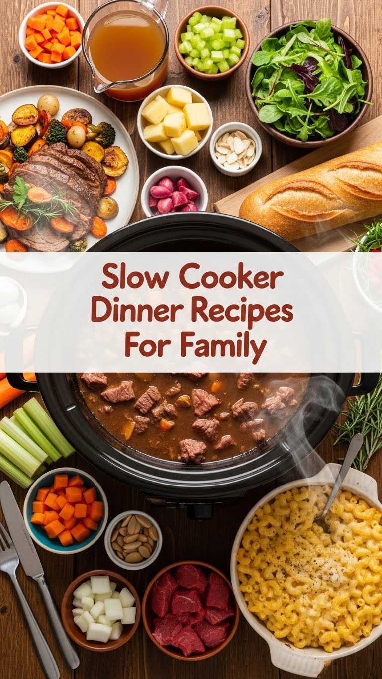Slow Cooker Dinner Recipes For Family