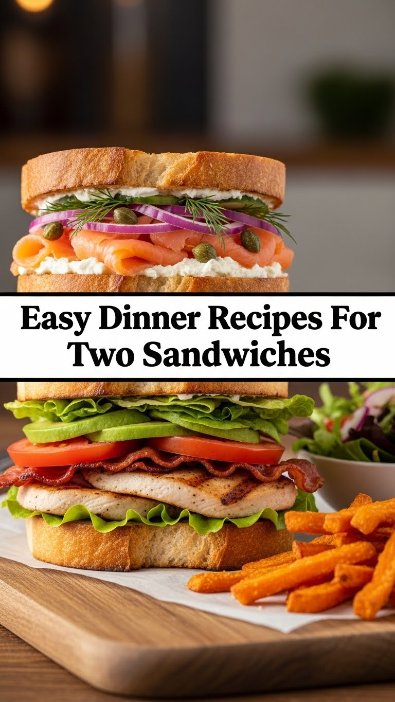 Easy Dinner Recipes For Two Sandwiches