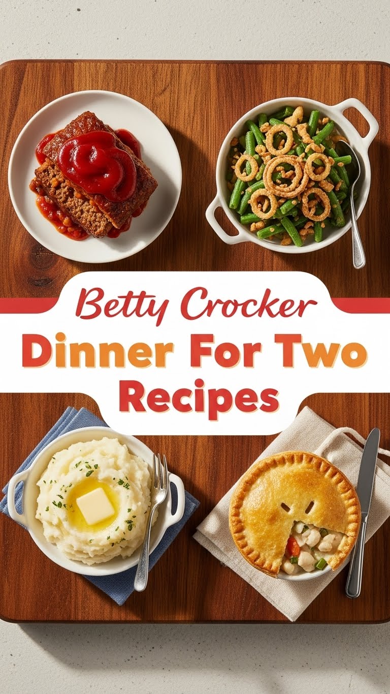 Betty Crocker Dinner For Two Recipes