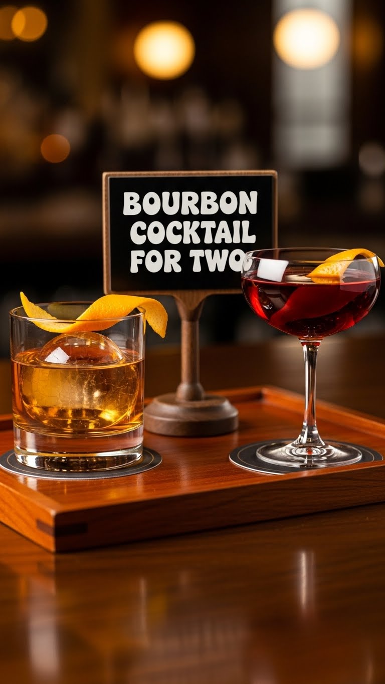 Bourbon Cocktail For Two