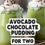 Avocado Chocolate Pudding For Two
