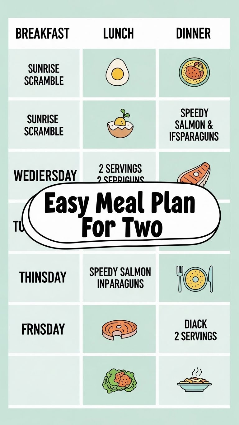 Easy Meal Plan For Two