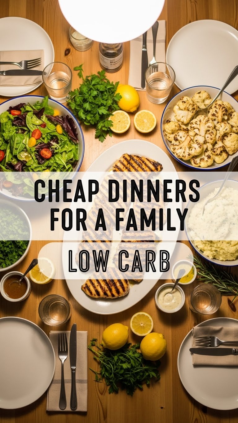 Cheap Dinners For A Family Low Carb