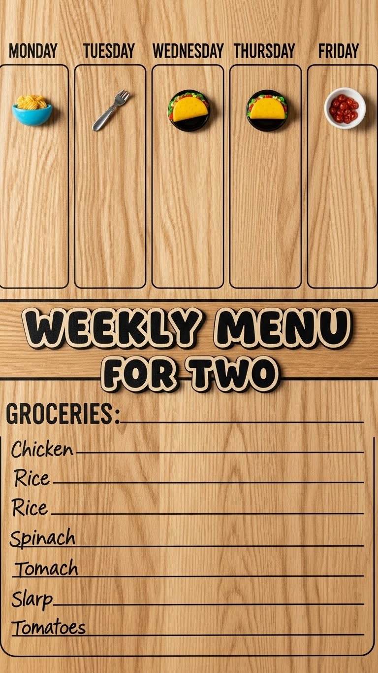 Weekly Menu For Two