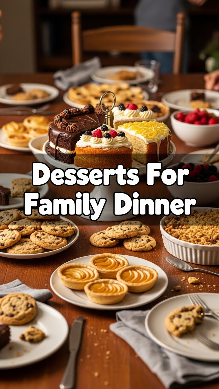 Desserts For Family Dinner