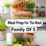 Meal Prep For The Week Family Of 3