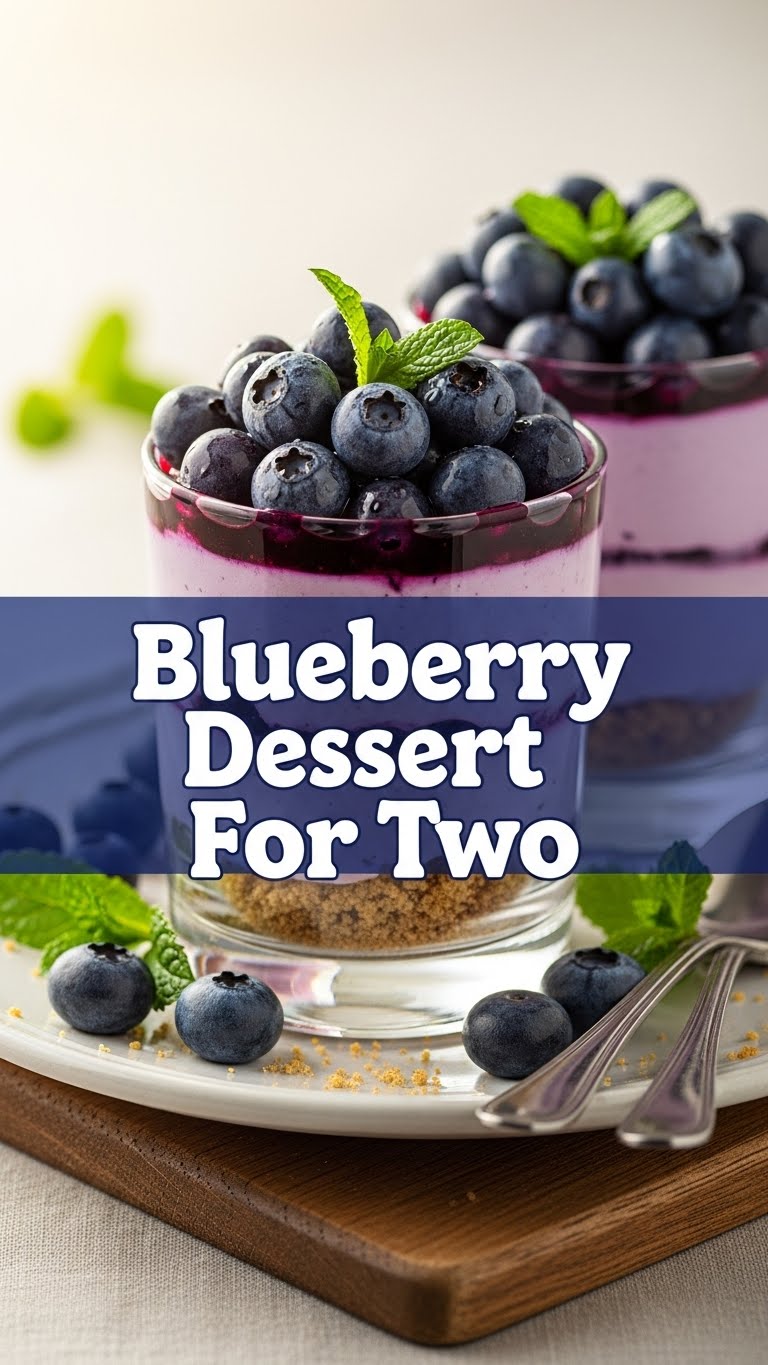Blueberry Dessert For Two