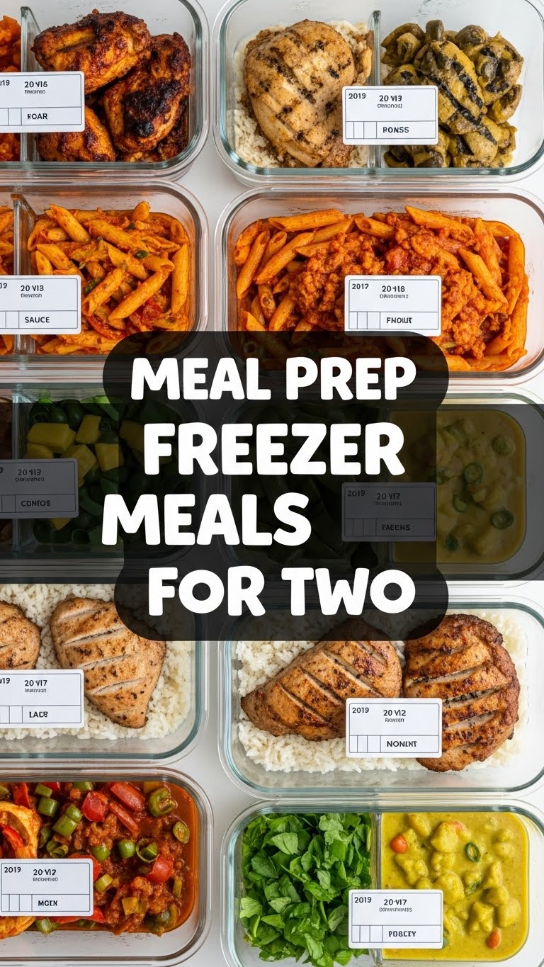 Meal Prep Freezer Meals For Two