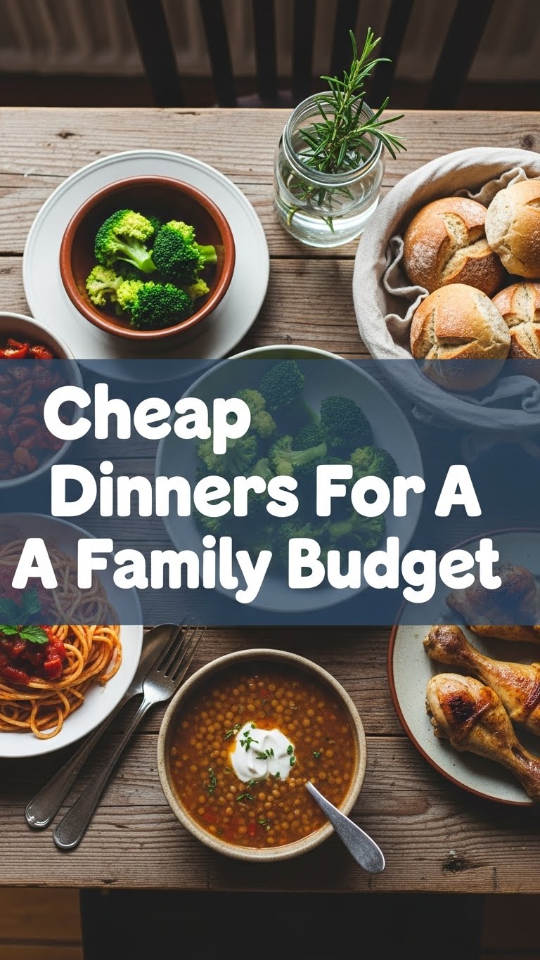 Cheap Dinners For A Family Budget