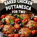 Baked Chicken Puttanesca For Two