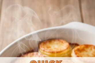 Quick Scalloped Potatoes For Two