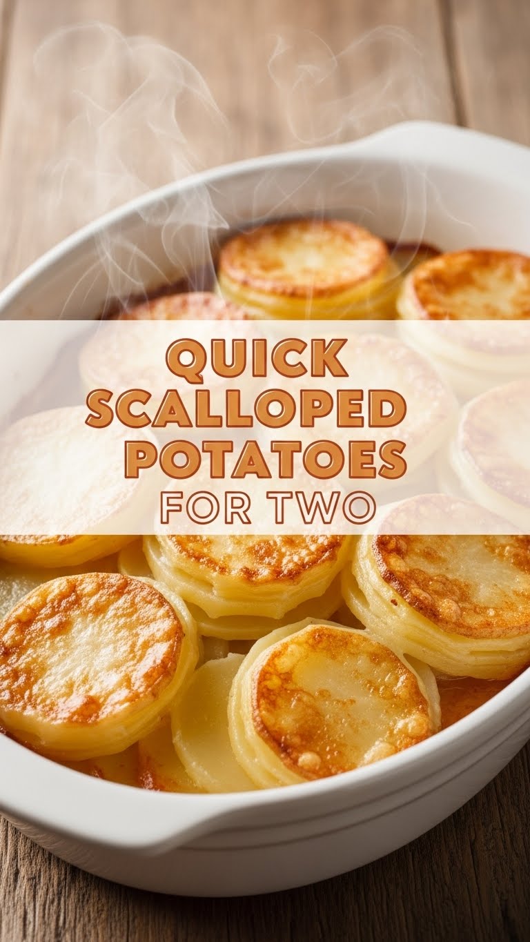 Quick Scalloped Potatoes For Two