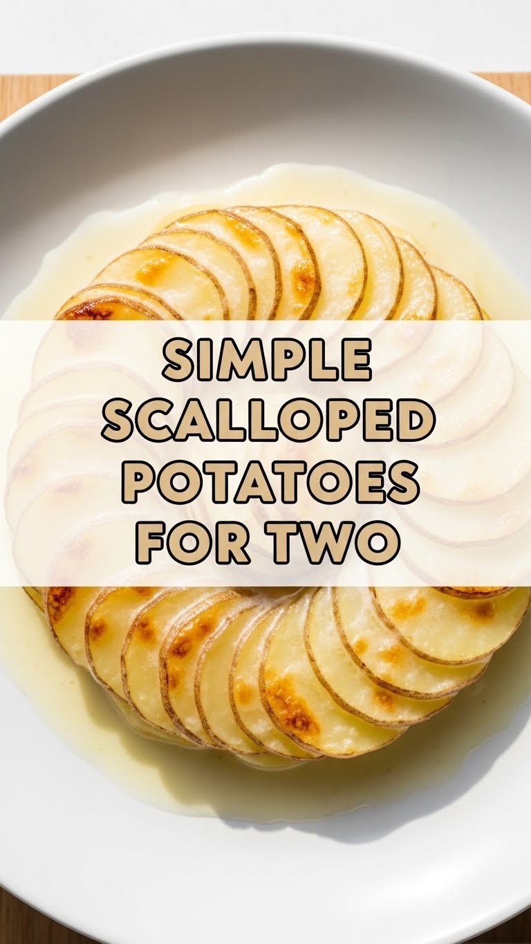 Simple Scalloped Potatoes For Two