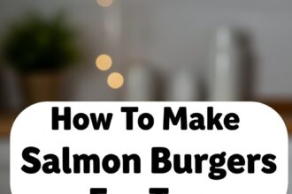 How To Make Salmon Burgers For Two