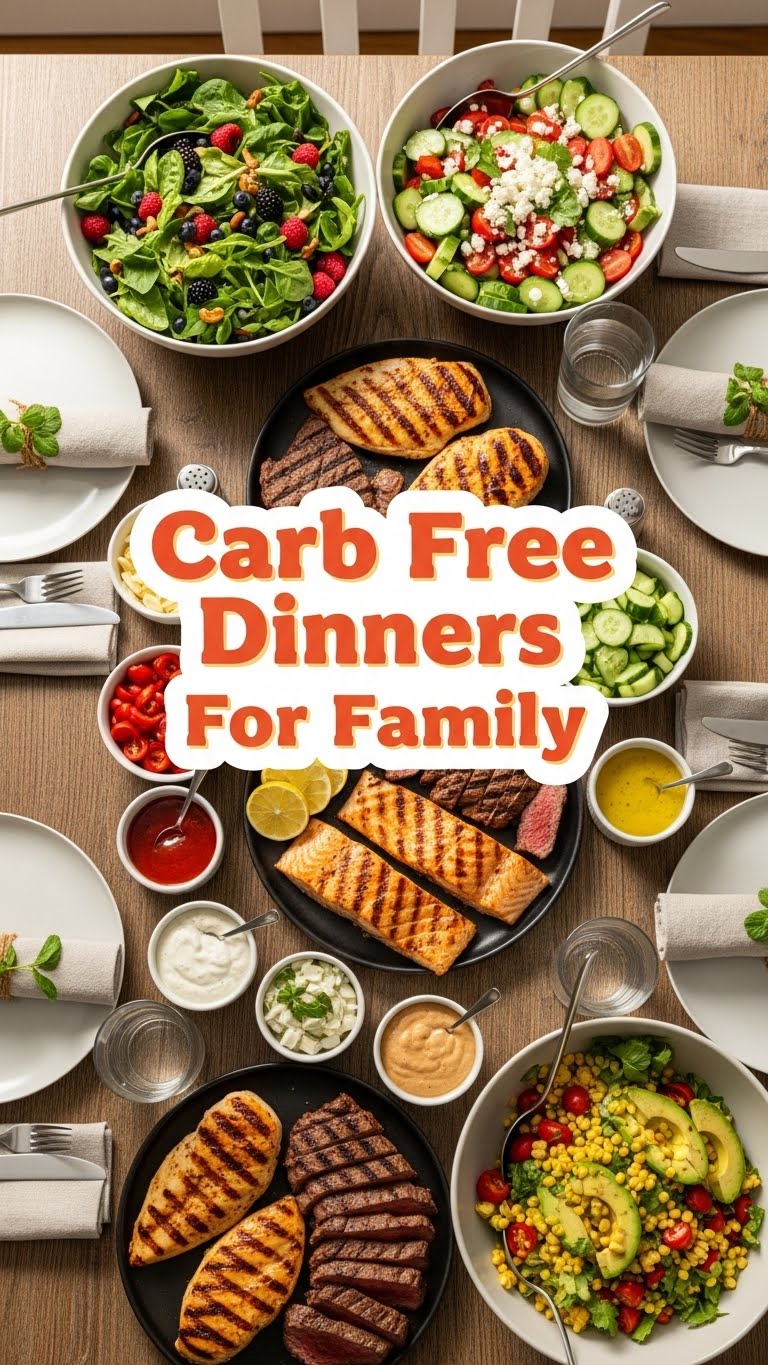 Carb Free Dinners For Family