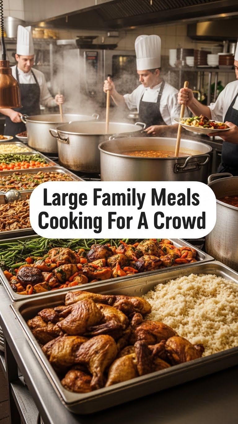 Large Family Meals Cooking For A Crowd