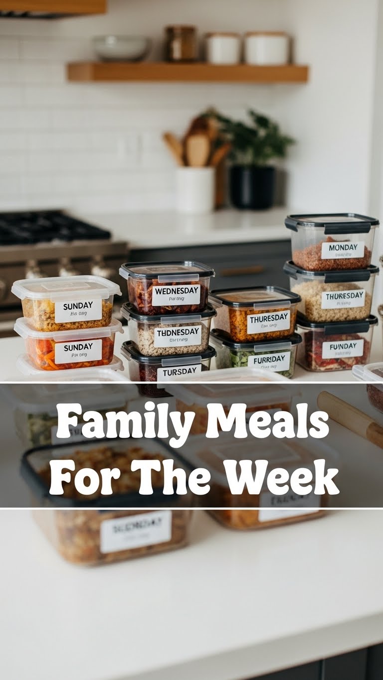 Family Meals For The Week