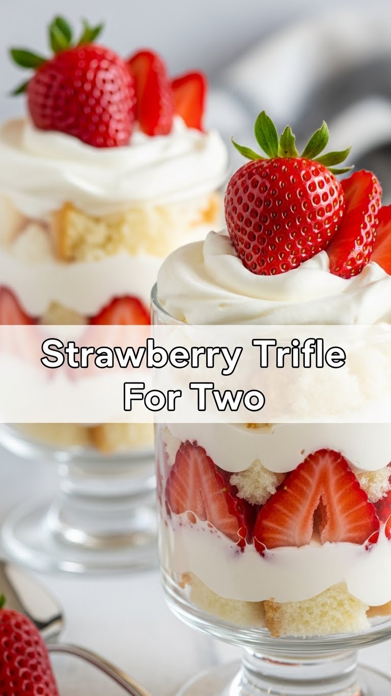 Strawberry Trifle For Two