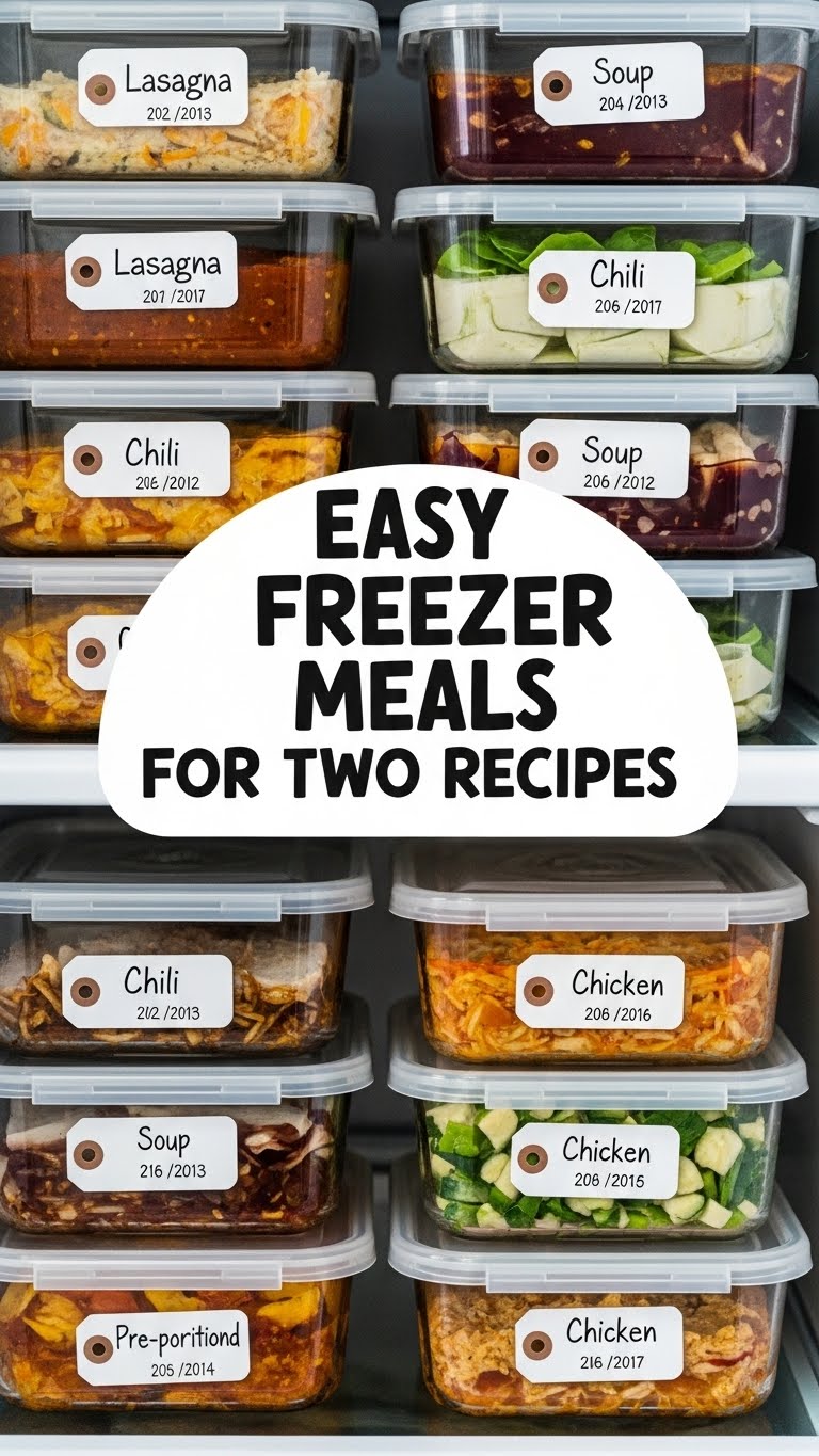 Easy Freezer Meals For Two Recipes