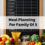 Meal Planning For Family Of 5