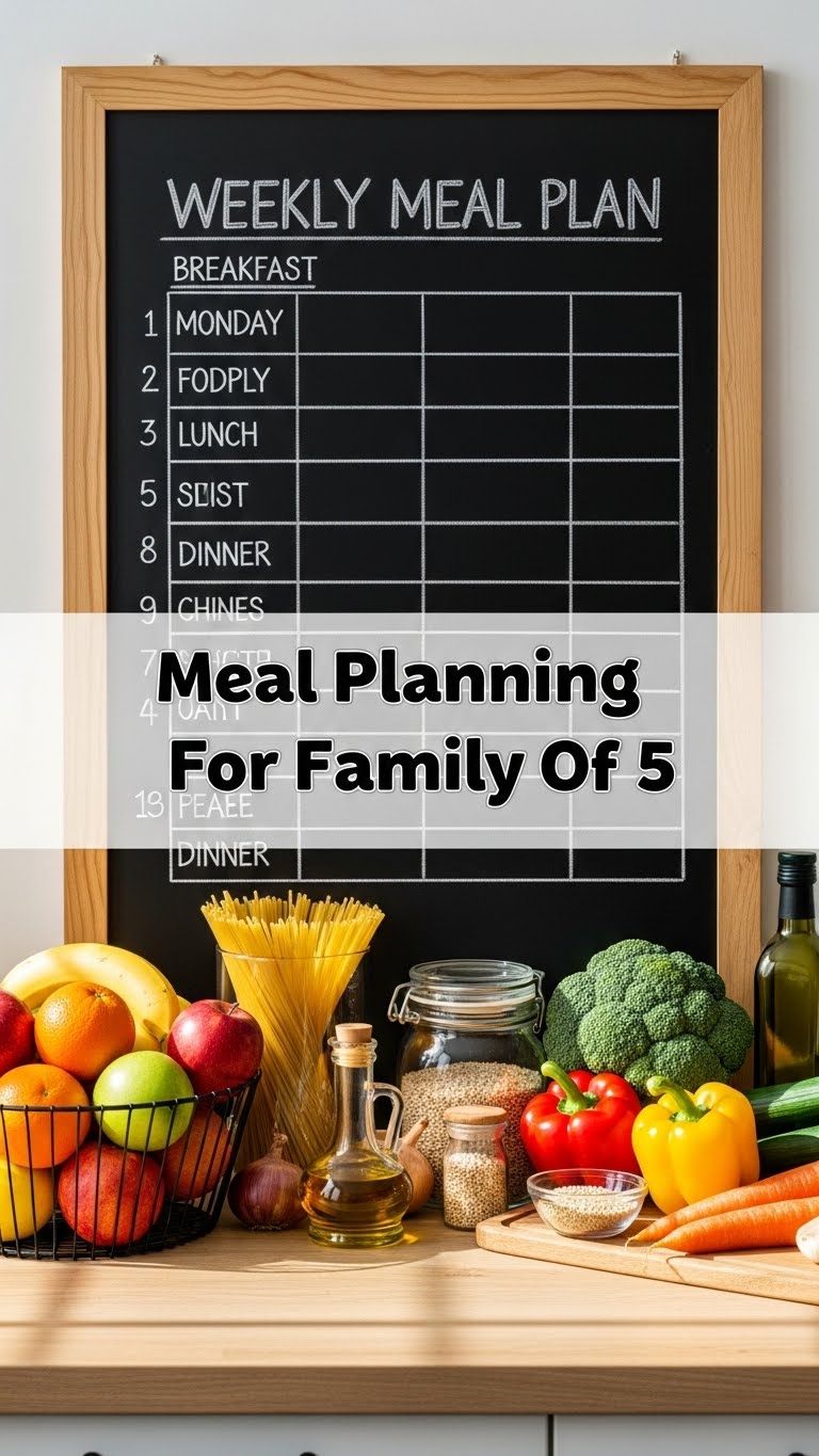 Meal Planning For Family Of 5