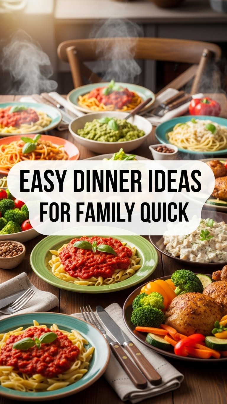 Easy Dinner Ideas For Family Quick