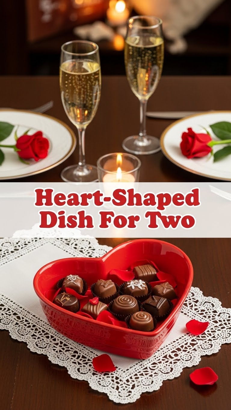Heart-Shaped Dish For Two
