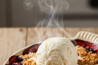 Warm Berry Crisp For Two