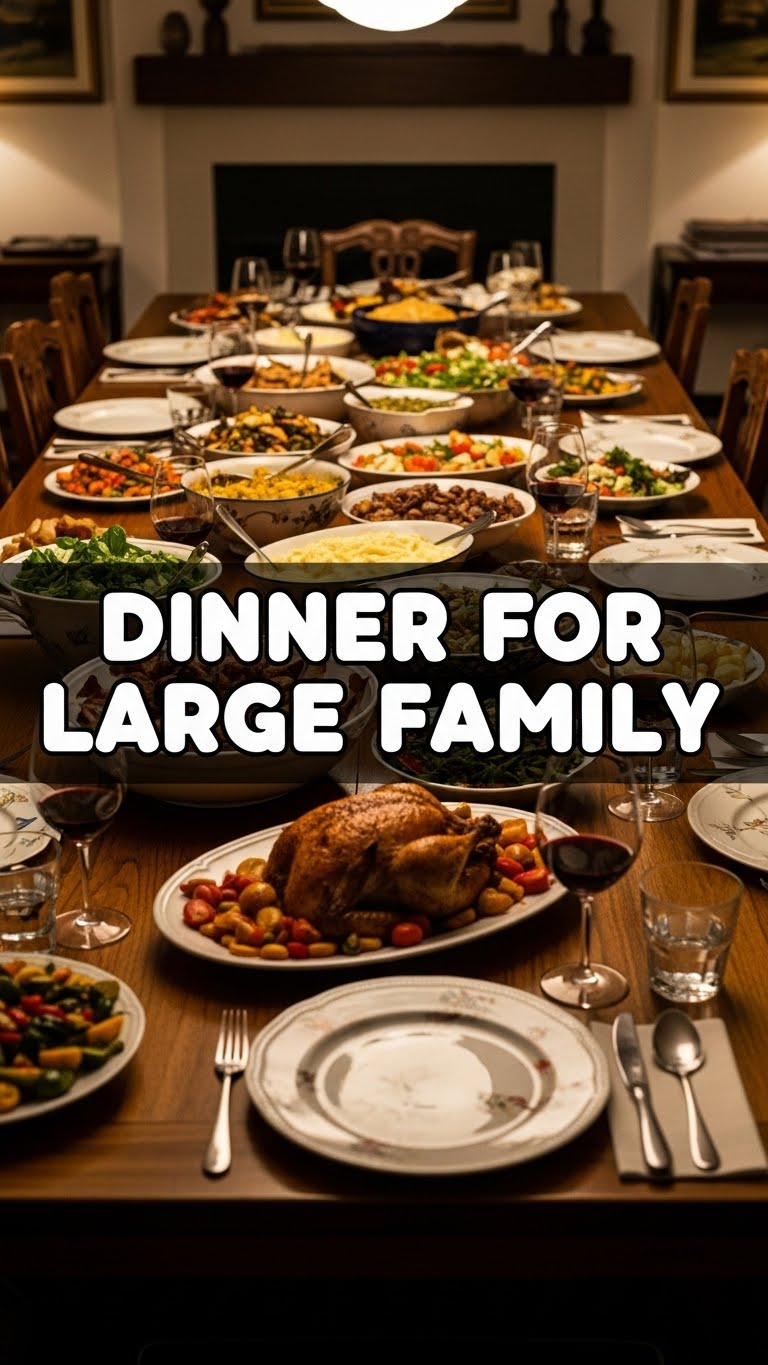 Dinner For Large Family