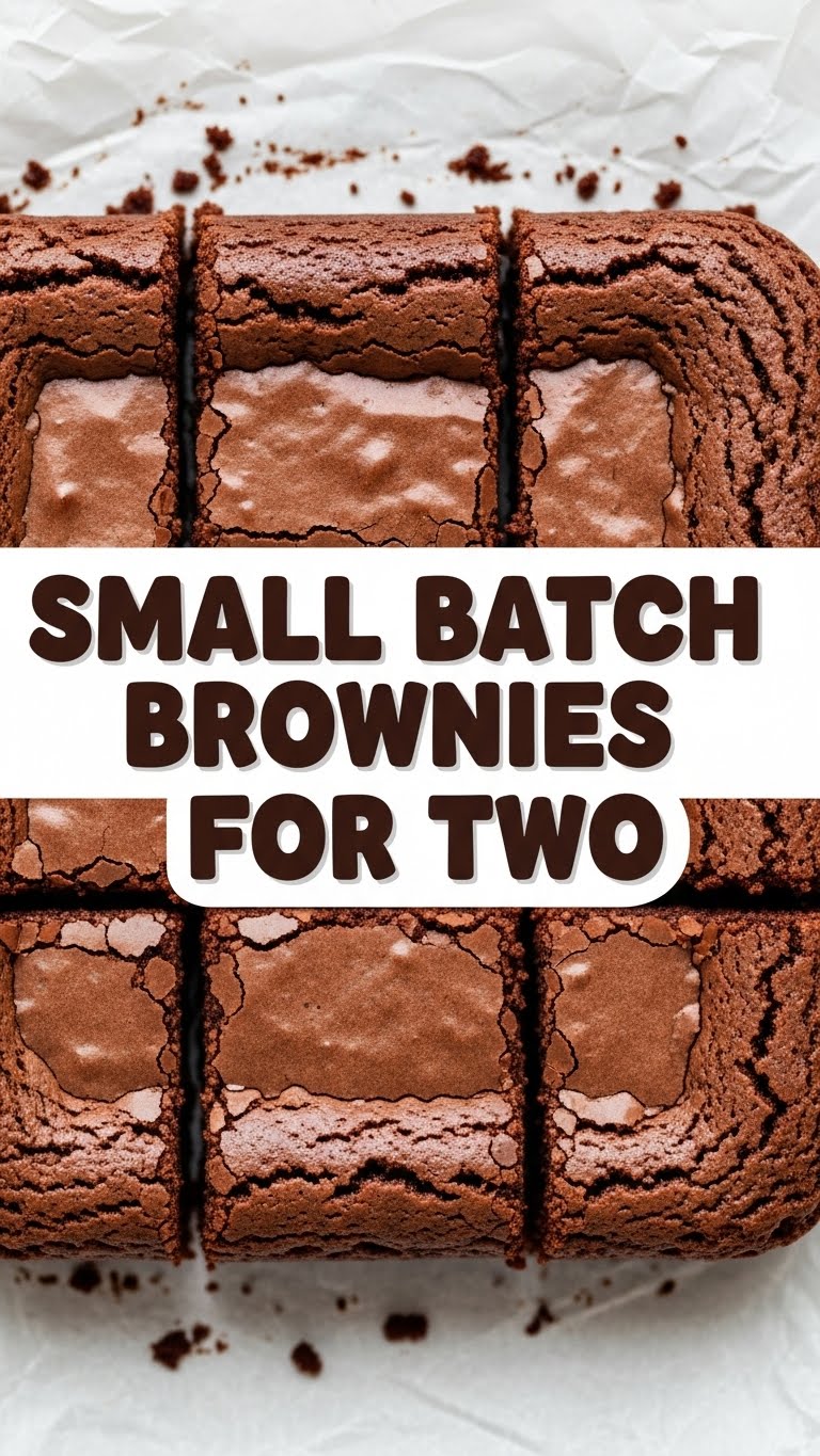Small Batch Brownies For Two
