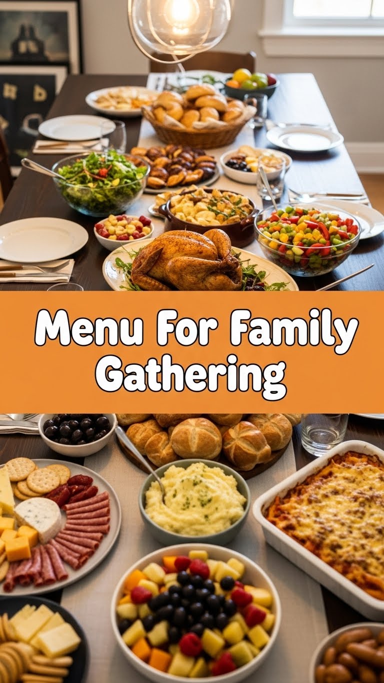 Menu For Family Gathering