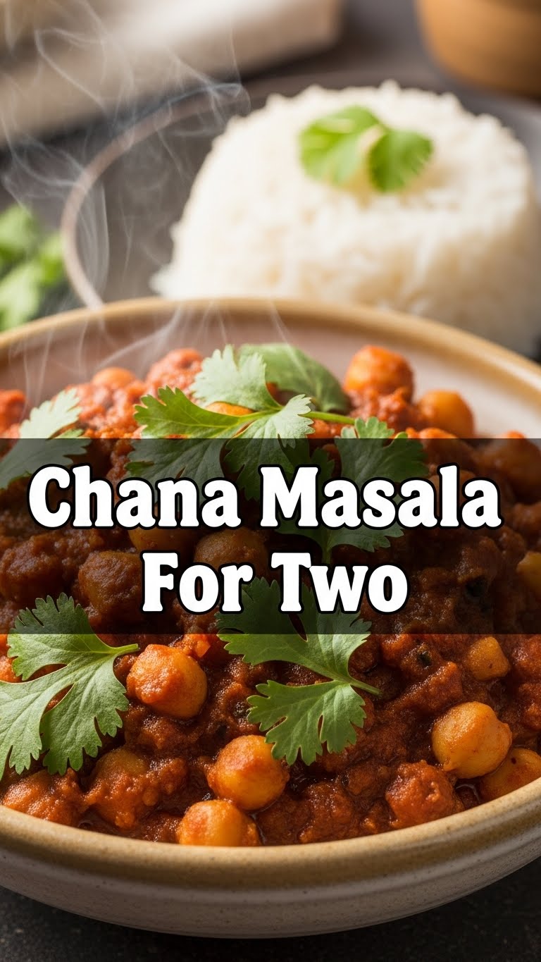 Chana Masala For Two