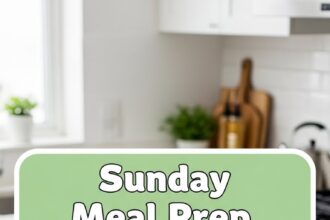 Sunday Meal Prep For The Week Family