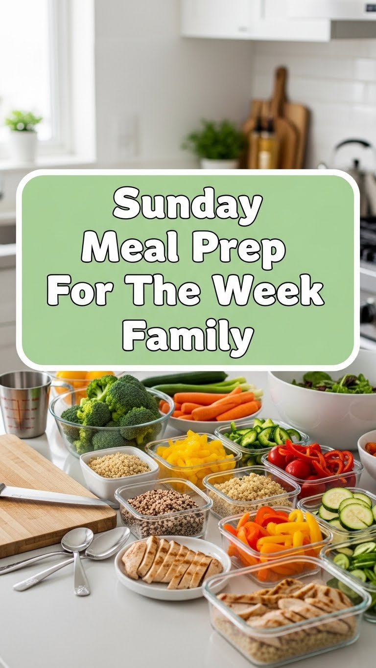 Sunday Meal Prep For The Week Family