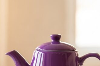 Purple Teapot For Two