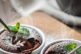 Chocolate Pudding Cake For Two
