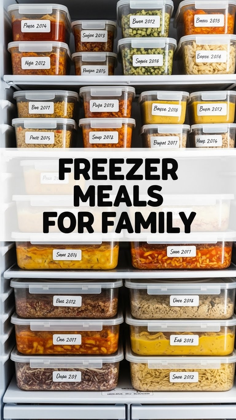Freezer Meals For Family