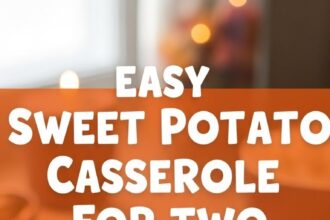 Easy Sweet Potato Casserole For Two