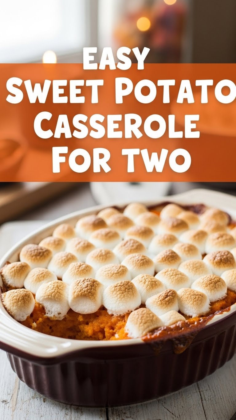 Easy Sweet Potato Casserole For Two