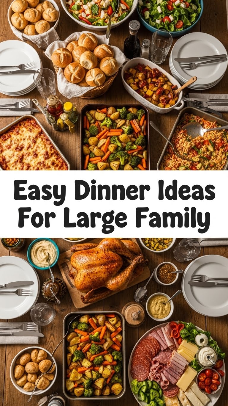 Easy Dinner Ideas For Large Family