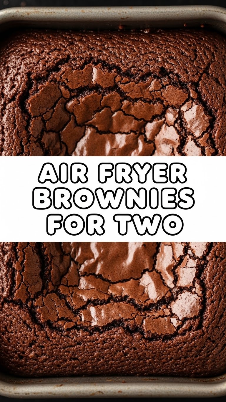 Air Fryer Brownies {For Two