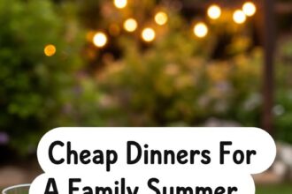 Cheap Dinners For A Family Summer