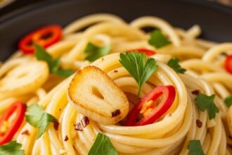 Spaghetti Aglio E Olio For Two