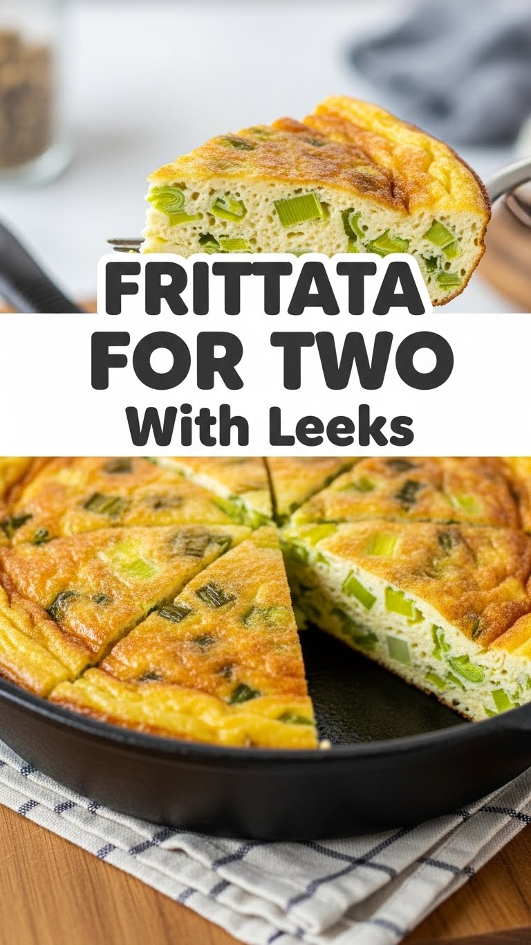 Frittata For Two With Leeks