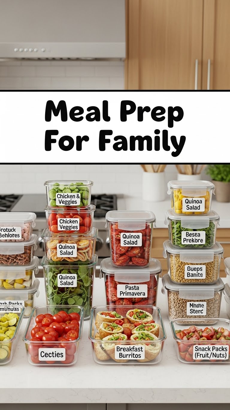 Meal Prep For Family
