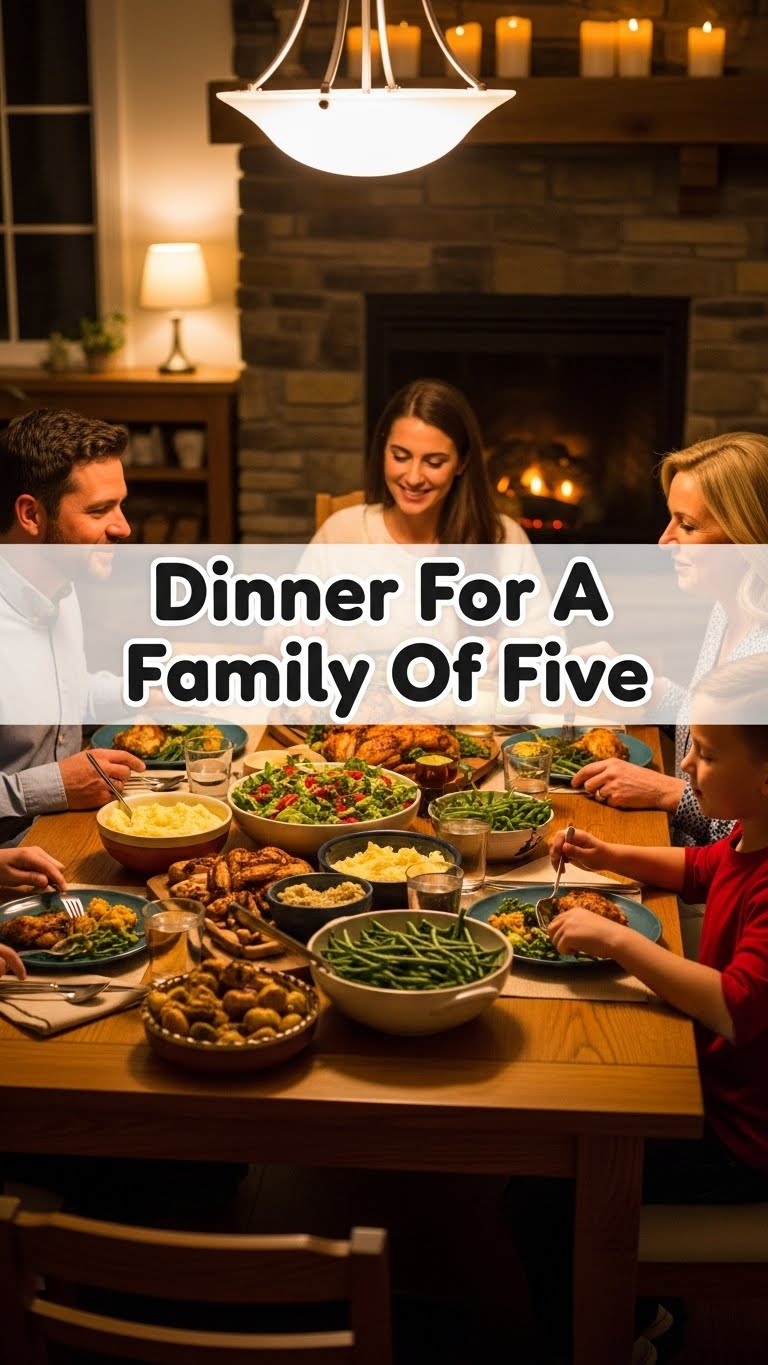 Dinner For A Family Of Five