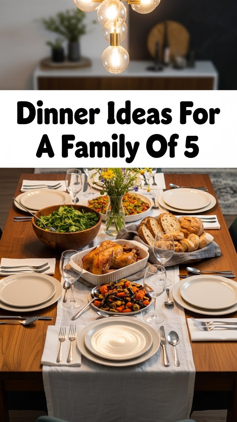 Dinner Ideas For A Family Of 5