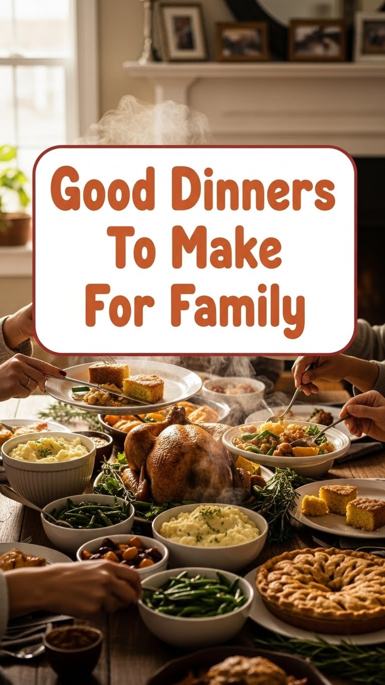 Good Dinners To Make For Family