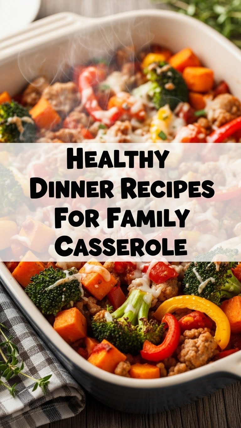 Healthy Dinner Recipes For Family Casserole