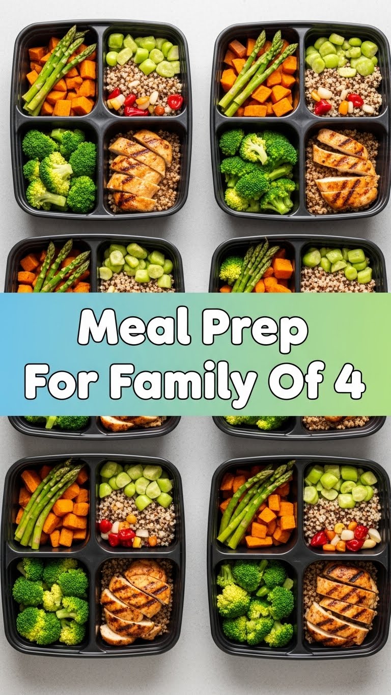 Meal Prep For Family Of 4